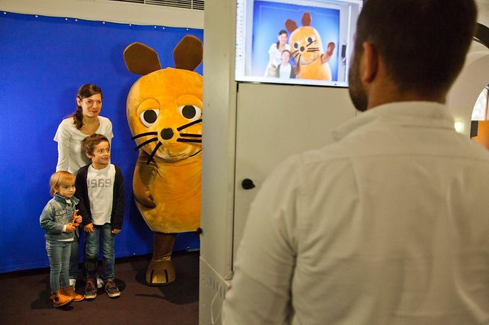 Türöffnertag mit der Maus an der Börse Frankfurt